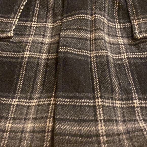 Aritzia Rare TNA Tartan Duffle Toggle Coat Size S EUC  100% Wool Gorgeous - Picture 4 of 16